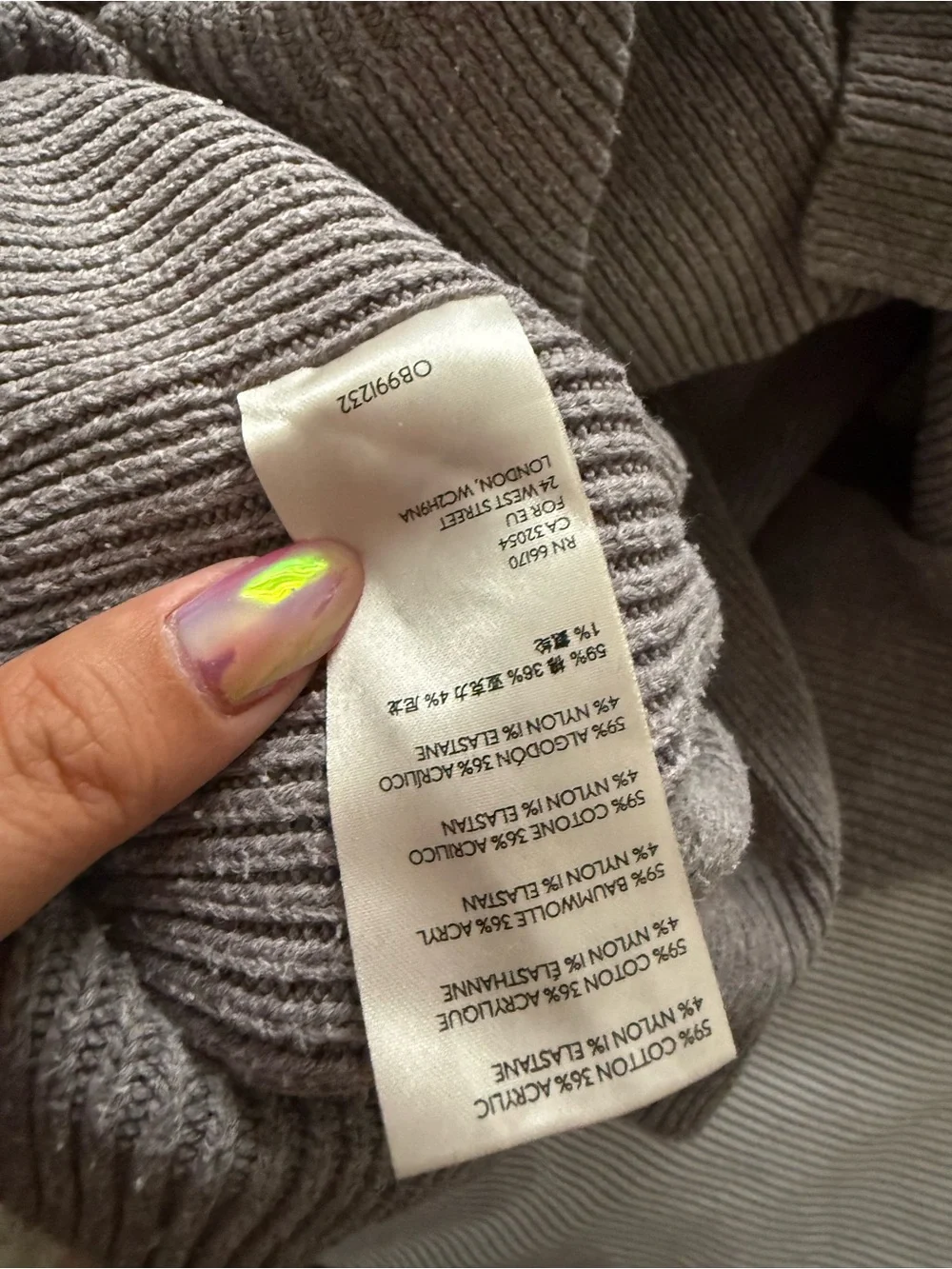 Free People Easy Street Tunic Sweater Grey